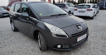 Peugeot 5008 I Minivan 1.6 THP 156KM 2010 Peugeot 5008 1.6i 157kM Tempomat Navi Skory Panorama 7 Osob Super Stan GWA, zdjęcie 1