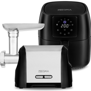 Maszynka do Mielenia Szatkowanie 1900W + Air Fryer Beztłuszczowa 1400W