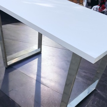 biurko kosmetyczne loft metal ze złotymi nogami