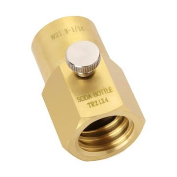 Adapter CO2 TR do W21.8/CGA320 Adapter do napełniania butli z zaworem