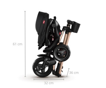 Трехколесный велосипед Qplay Nova+ Rubber Golden