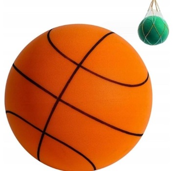 Cicha Koszykówka-Piłka Piankowa 24cm Piłka Treningowa(Typ A-pomarańczowy)