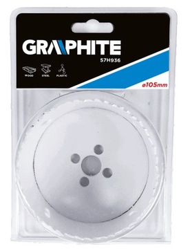 КОРОНКА БИМЕТАЛЛИЧНАЯ ПИЛА 105 ММ + ГРАФИТОВЫЙ АДАПТЕР