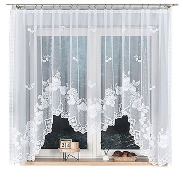 FIRANKA ŻAKARDOWA FIRANA KRÓTKA 300x160 SERAFINA