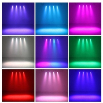 LED Par SLIM 12 x 4W ZQ01428 RGB + держатель REMOTE