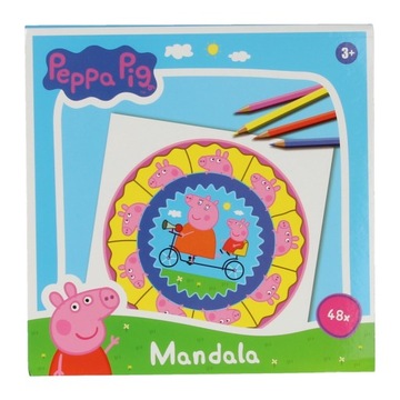 PEPPA PIG - MANDALA 48 stron malowanka