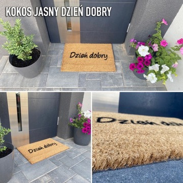 Толстый кокосовый коврик для улицы 40x60 MIX