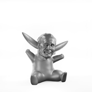FIGURKA RPG - SERIA PAPAJMON - PAPACHU - SZARY 25 MM