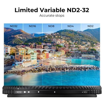 ND-фильтр Серый Регулируемый ND2-ND32 82 мм True Color MRC Nano X K&F ND 2-32