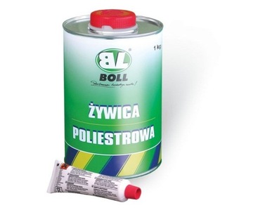 BOLL ПОЛИЭФИРНАЯ СМОЛА + ОТВЕРДИТЕЛЬ 1 КГ НАБОР