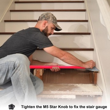 Портативный инструмент для измерения шаблона ступеней лестницы, 10 дюймов, 11,4 дюйма