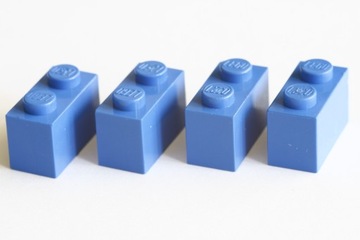 Lego 3004 1x2 klocek niebieski 4 szt.