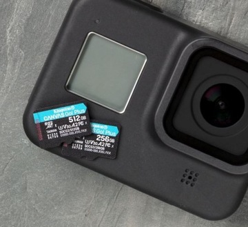 Карта памяти Kingston microSD Canvas Go! Плюс 256 ГБ UHS-I класса 10 + адаптер