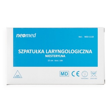 Drewniane Szpatułki do Wosku 15 cm x 1,5cm - Neomed