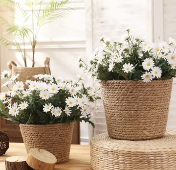 КРЫШКА ДЛЯ ЦВЕТОЧНОГО ЦВЕТОЧНОГО ВАЗОНКА С СЮЖЕТОМ ИЗ БОХО ФОЛЬГИ SKANDI 21X16 см