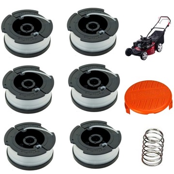 6 катушек лески для триммера BLACK&DECKER