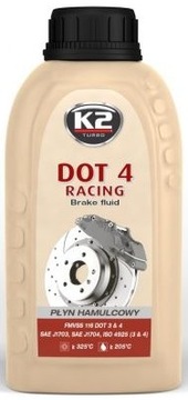 K2 DOT-4 RACING DOT 4 PŁYN HAMULCOWY 0,25L