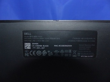 ОПИСАНИЕ БЛОКА ПИТАНИЯ ДОК-СТАНЦИИ DELL D3100 HDMI 4K
