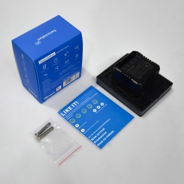 ИНТЕЛЛЕКТУАЛЬНЫЙ НАСТЕННЫЙ ВЫКЛЮЧАТЕЛЬ SONOFF WI-FI (3-КАНАЛЬНЫЙ) ЧЕРНЫЙ