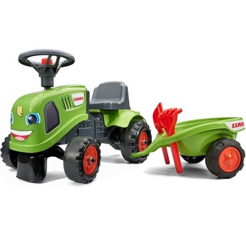 Трактор FALK Baby Claas Green с прицепом