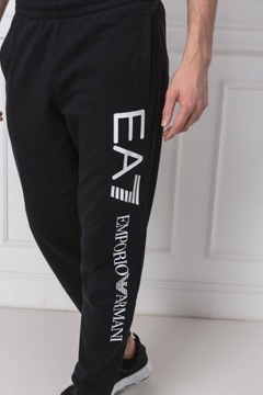 Emporio Armani spodnie dresowe męskie czarny rozmiar XL