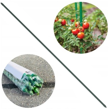 TYCZKA PODPORA PALIK POMIDORÓW PAPRYKI KWIATÓW ROŚLIN WARZYW 180CM 1 SZTUKA
