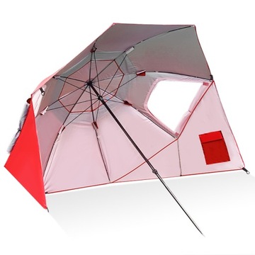 WODOODPORNY PARASOL NA NAMIOT WĘDKARSKI 240CM Camping Park Beach Sports Events