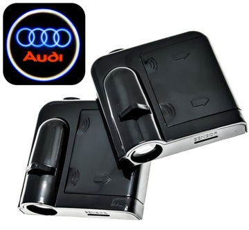 Audi LED Logo Projektor HD Lampka Bezprzewodowy na baterie A1 A2 A3 A4 TT
