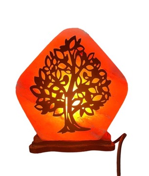 Lampa solna drzewo sól himalajska naturalna idealna na prezent jonizator