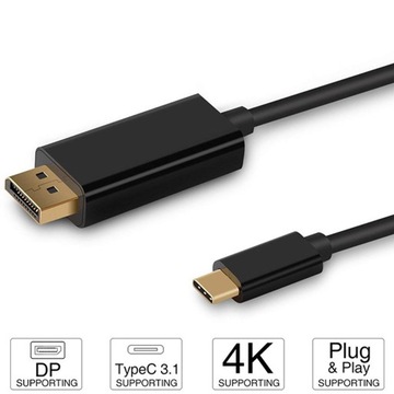 КАБЕЛЬ-АДАПТЕР USB-C 3.1 TYPE C НА HDMI 4K, 200 СМ