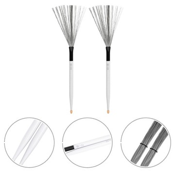 БЕЛАЯ ЩЕТКА С ДВОЙНОЙ ГОЛОВКОЙ