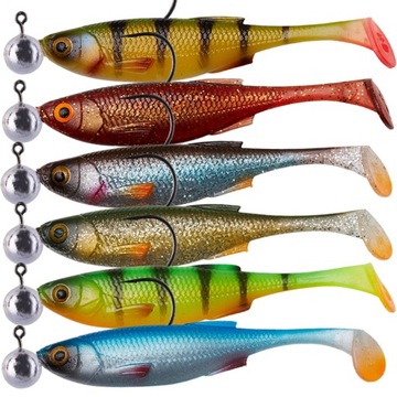 UZBROJONY ZESTAW GUM NA SANDACZA - SAVAGE GEAR CRAFT SHAD 8,8 10CM