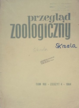 Przegląd Zoologiczny tom VIII zeszyt 4 1964