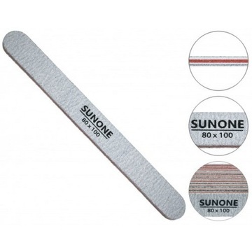 Пилочка для ногтей SUNONE Zebra BOAT 80/100