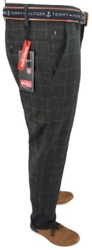 SPODNIE MĘSKIE ELEGANCKIE 28B KRATĘ W37 94 - 96 CM