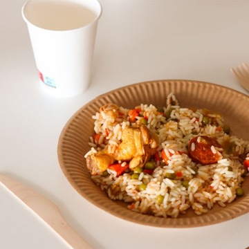 ЭКО гриль набор одноразовой посуды на 50 персон