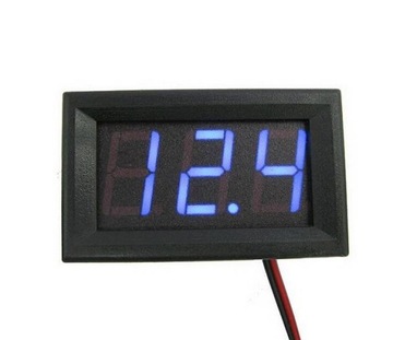 Woltomierz panelowy DC 3.5-30V LED 0.56 niebieski