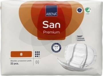Pieluchy anatomiczne wkłady Abena San Pre 8 22 szt