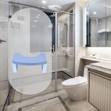 STOŁEK ŁAZIENKOWY STOŁEK Z PODNÓŻKIEM STOŁEK TOALETOWY