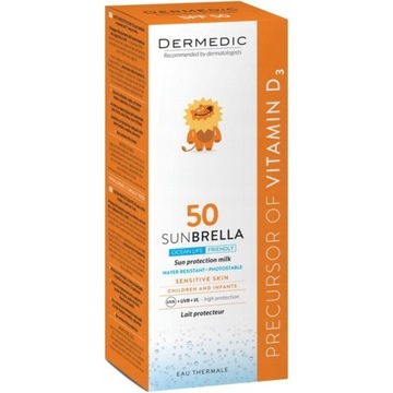 Mleczko na słońce SPF50 Dermedic Sunbrella Baby od 1 m-ca życia 100 ml