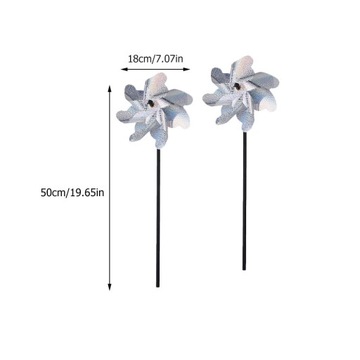 Ветряная мельница, отпугивающая птиц. Уличная декоративная ветряная мельница