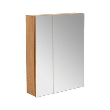 SZAFKA ŁAZIENKOWA Z LUSTREM 60 CM MONAKO OAK