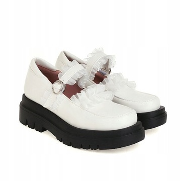 buty na platformie mary jane lolita buty z polaru