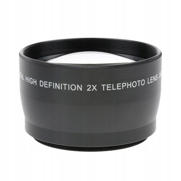 55mm 2x teleobiektyw telekonwerter do D7200 D7100