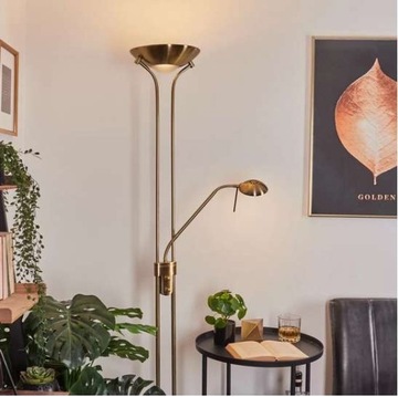 СВЕТОДИОДНЫЙ ТОРШЕР ECO С РЕГУЛИРОВКОЙ ЛАТУНИ XXL FULL