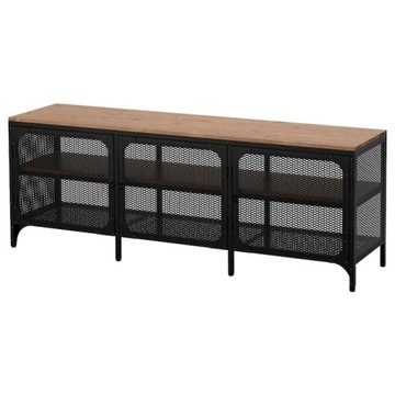 IKEA FJALLBO szafka pod TV 150 cm CZARNY