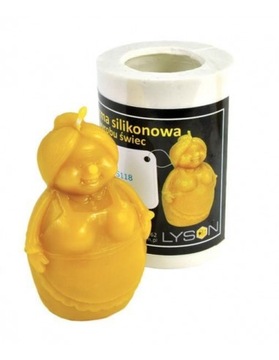 Forma silikonowa do świec z wosku Babcia