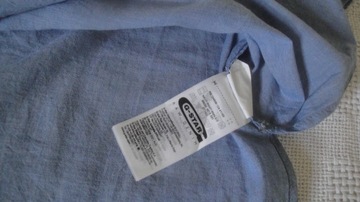 G-Star RAW markowa bluzka damska bawełna organiczna jak cienki jeans S 36