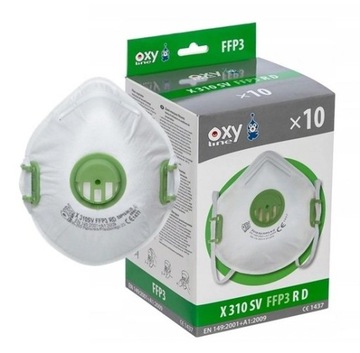Maska przeciwpyłowa Oxyline PÓŁMASKA OXYLINE X 310 SV FFP3 R D 1sztuka