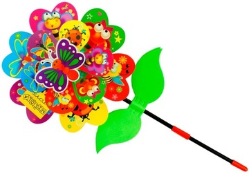 БОЛЬШАЯ 45 СМ ЦВЕТНАЯ ШТИФТОВАЯ МЕЛЬНИЦА ВЕТРЯНАЯ МЕЛЬНИЦА 3683